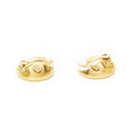 Chanel CC Logo Clip Type Earrings Gold Plated — view 2