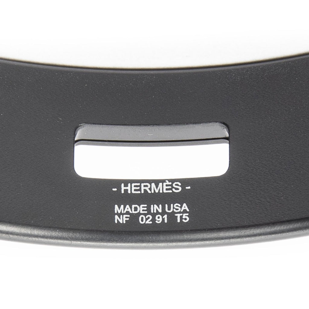 Hermes Kelly So Black Bangle Aluminuma Bracelet — view 4