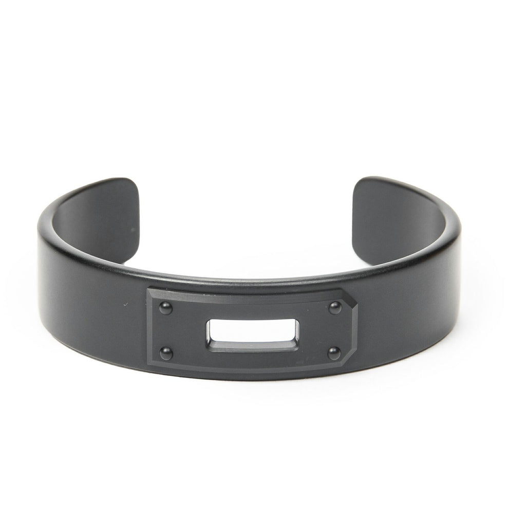Hermes Kelly So Black Bangle Aluminuma Bracelet — view 2