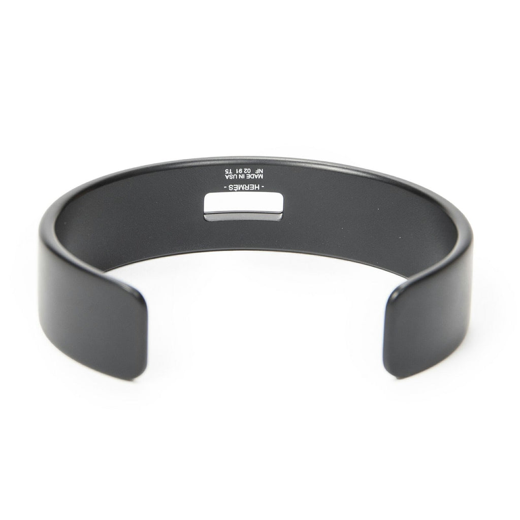 Hermes Kelly So Black Bangle Aluminuma Bracelet — view 3