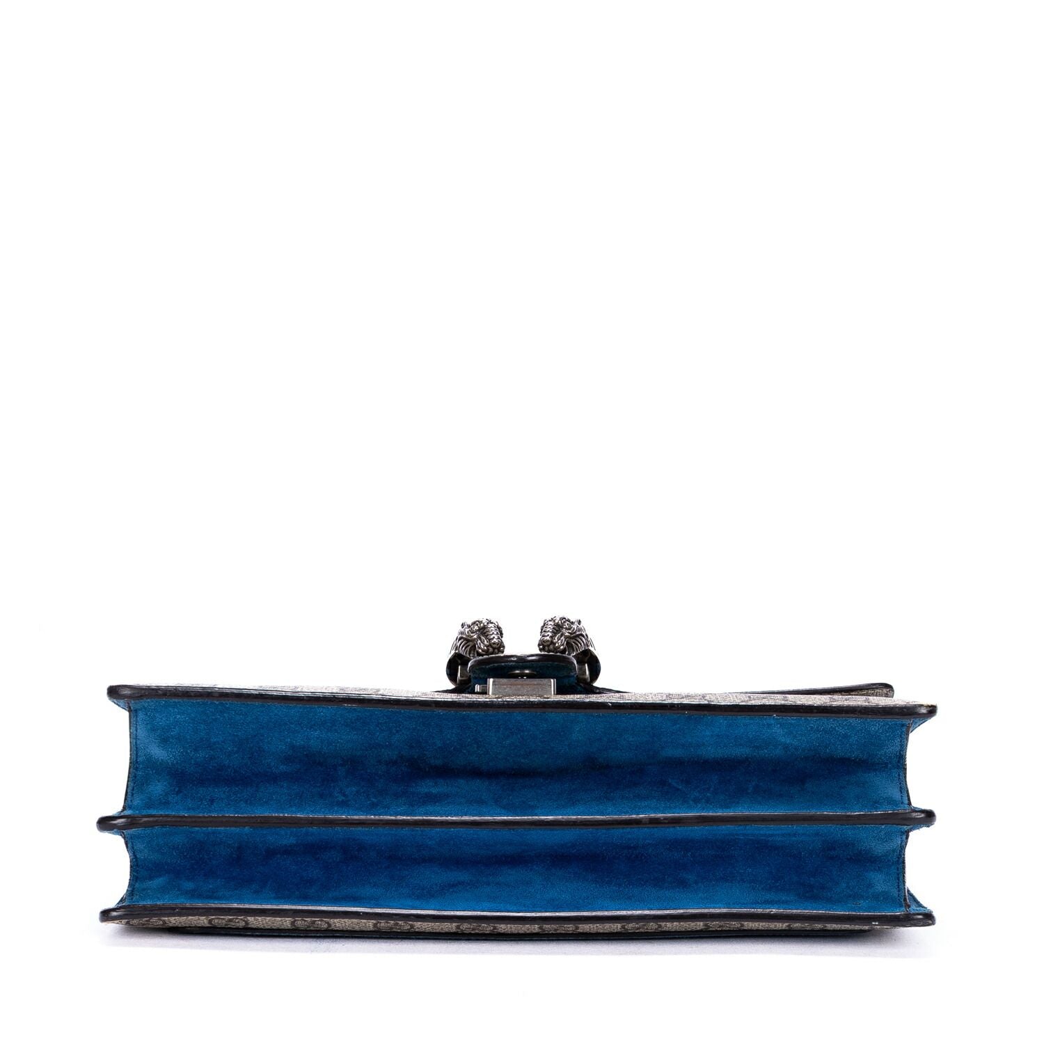 Gucci Tiger Dionysus Chain Crossbody Beige Blue Supreme Canvasa — view 6