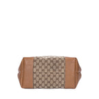 Gucci Tote Beige Brown Monogram Canvas a with Charm — view 6