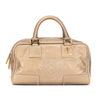 Loeweamazona 28 Tote Gold Calfskin Leather