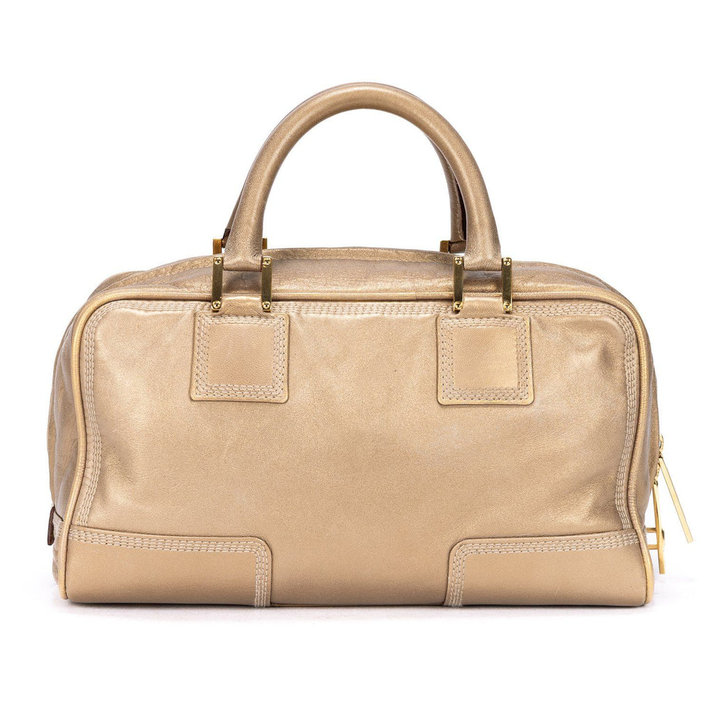 Loeweamazona 28 Tote Gold Calfskin Leather — view 5