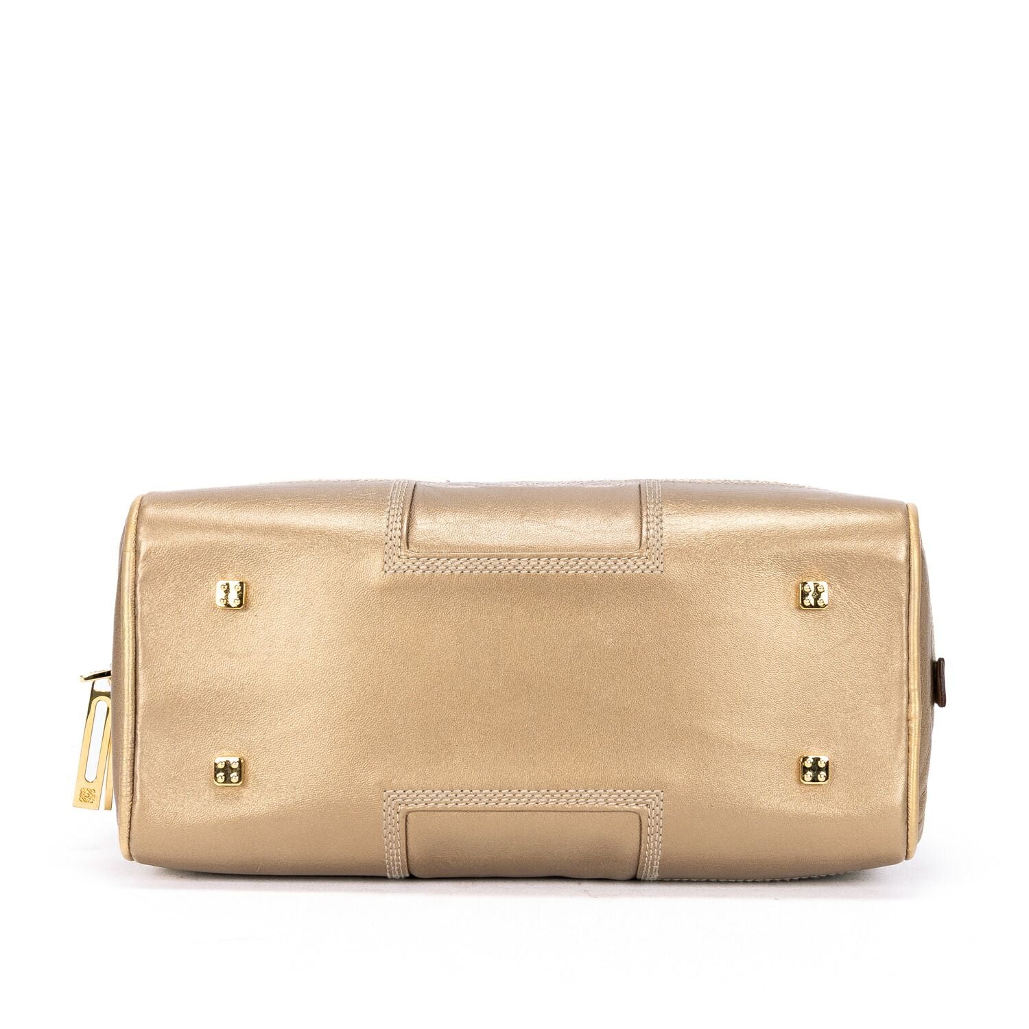 Loeweamazona 28 Tote Gold Calfskin Leather — view 6