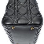 Dior Lady Dior Zip Black Canada Lambskin Leather Handbag — view 7