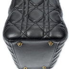 Dior Lady Dior Zip Black Canada Lambskin Leather Handbag — view 8
