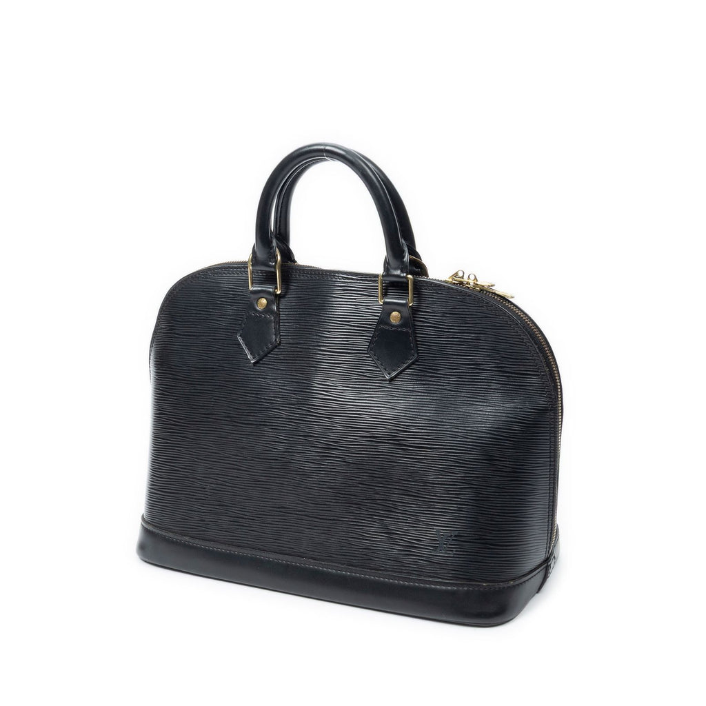 Louis Vuitton Alma Black Epi Handbag — view 2