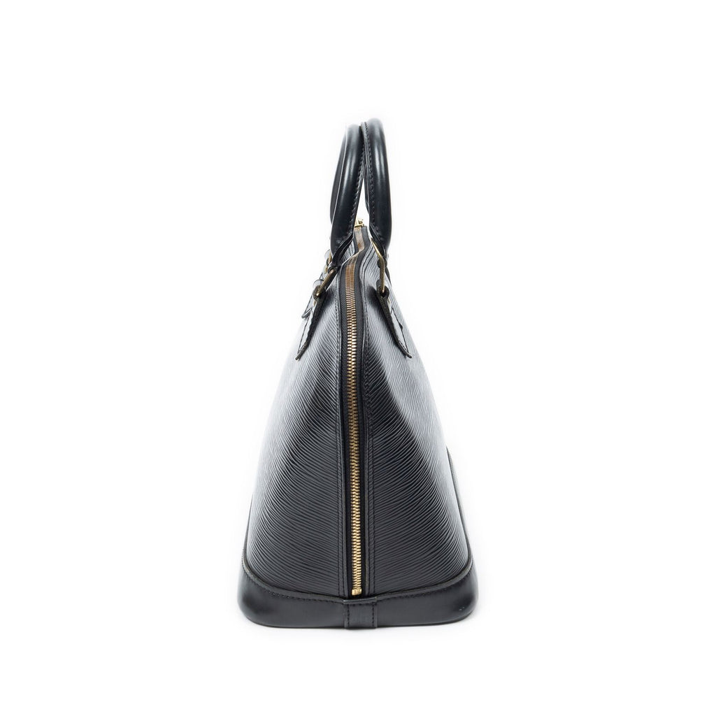 Louis Vuitton Alma Black Epi Handbag — view 4