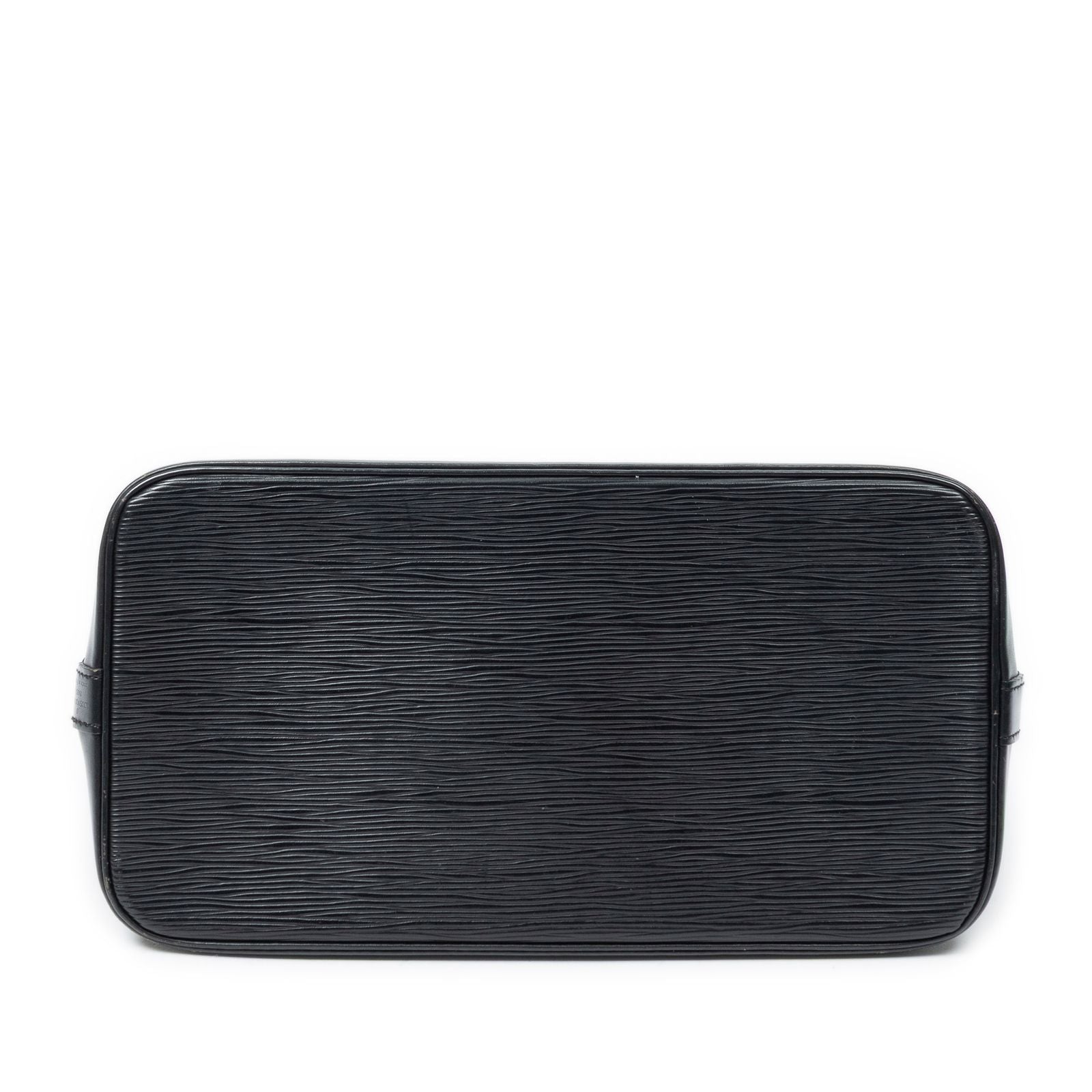 Louis Vuitton Alma Black Epi Handbag — view 6