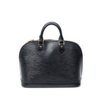 Louis Vuitton Alma Black Epi Handbag — view 5