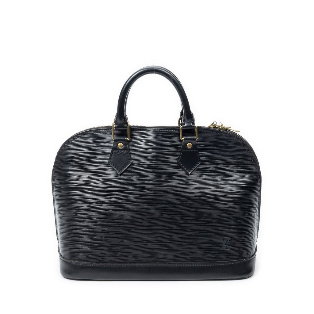 Louis Vuitton Alma Black Epi Handbag