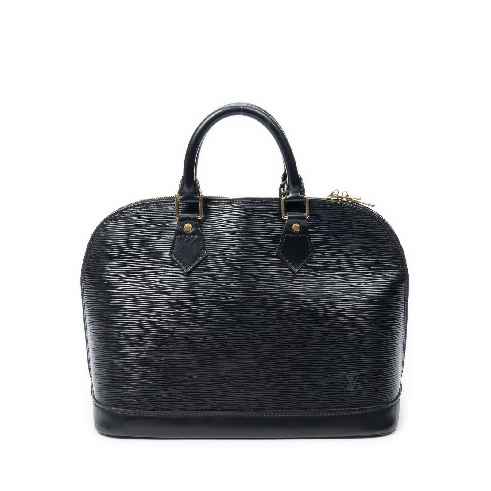 Louis Vuitton Alma Black Epi Handbag