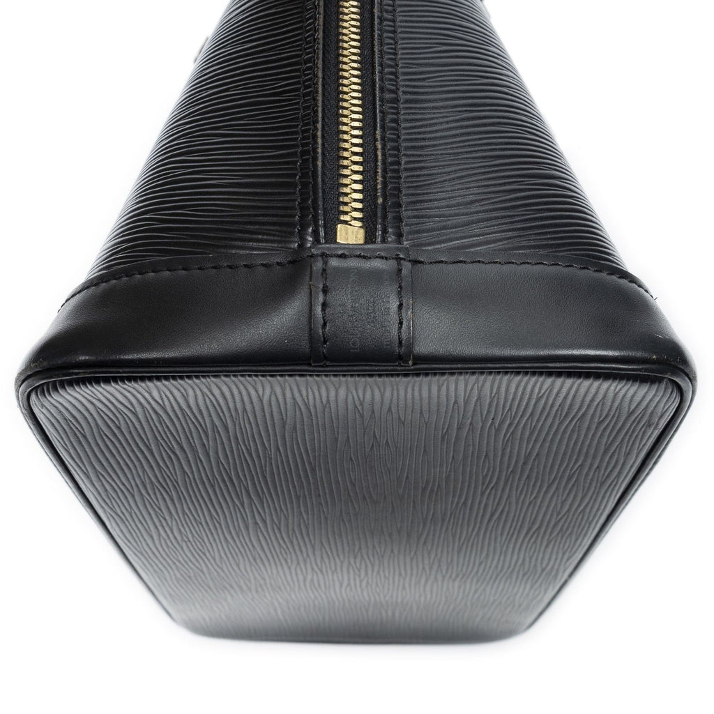 Louis Vuitton Alma Black Epi Handbag — view 8