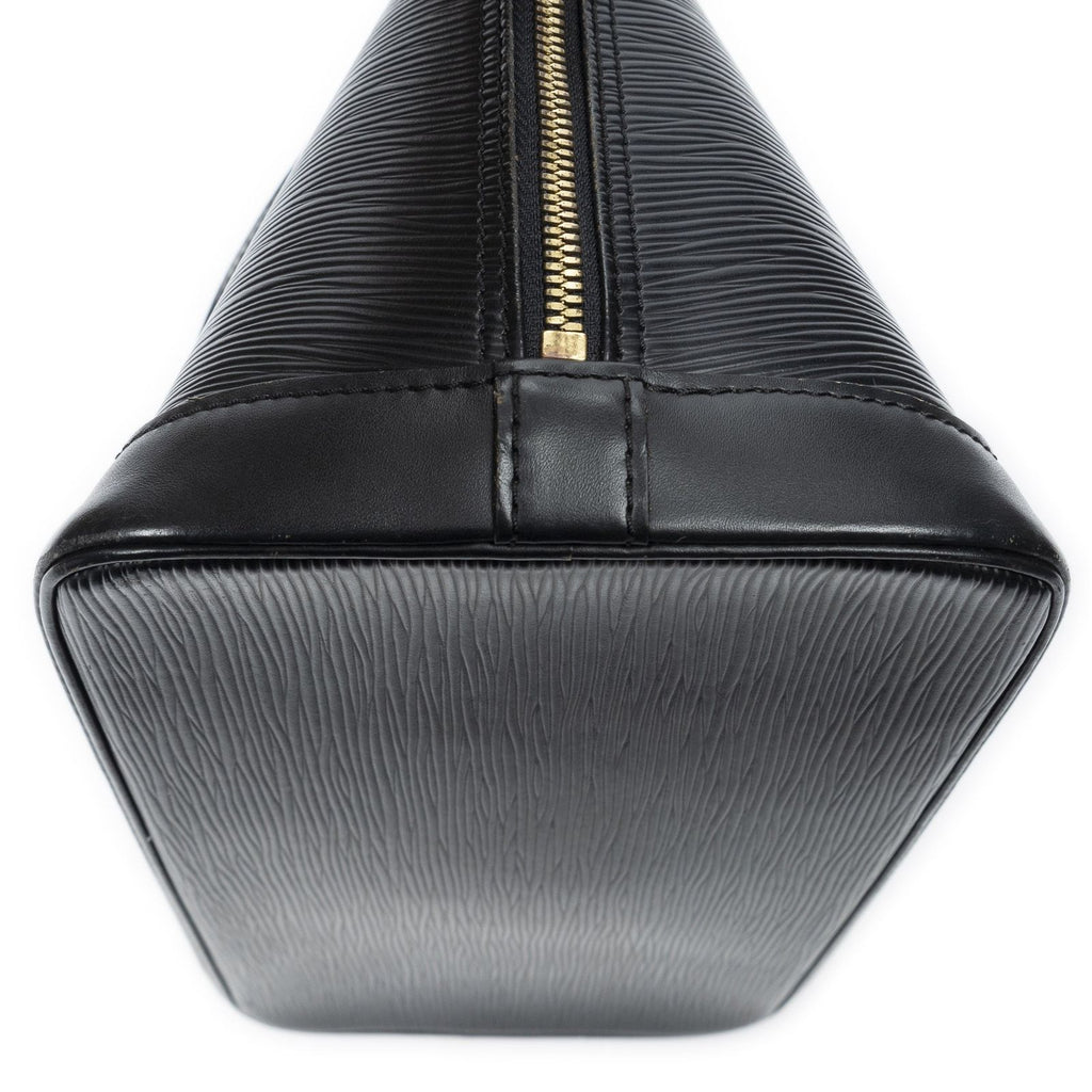 Louis Vuitton Alma Black Epi Handbag — view 7