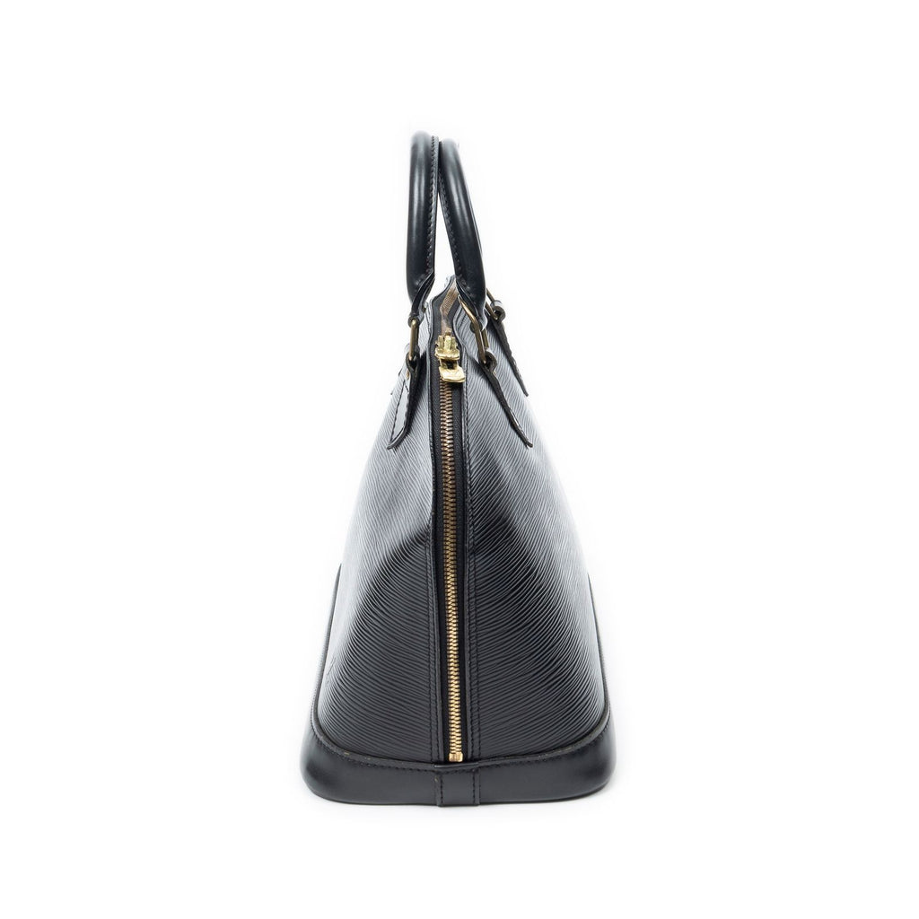 Louis Vuitton Alma Black Epi Handbag — view 3