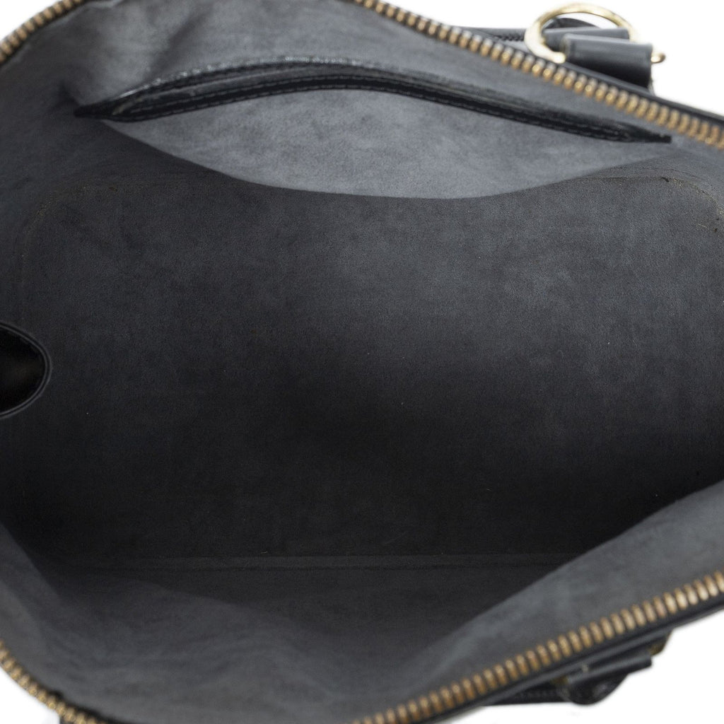 Louis Vuitton Alma Black Epi Handbag — view 9