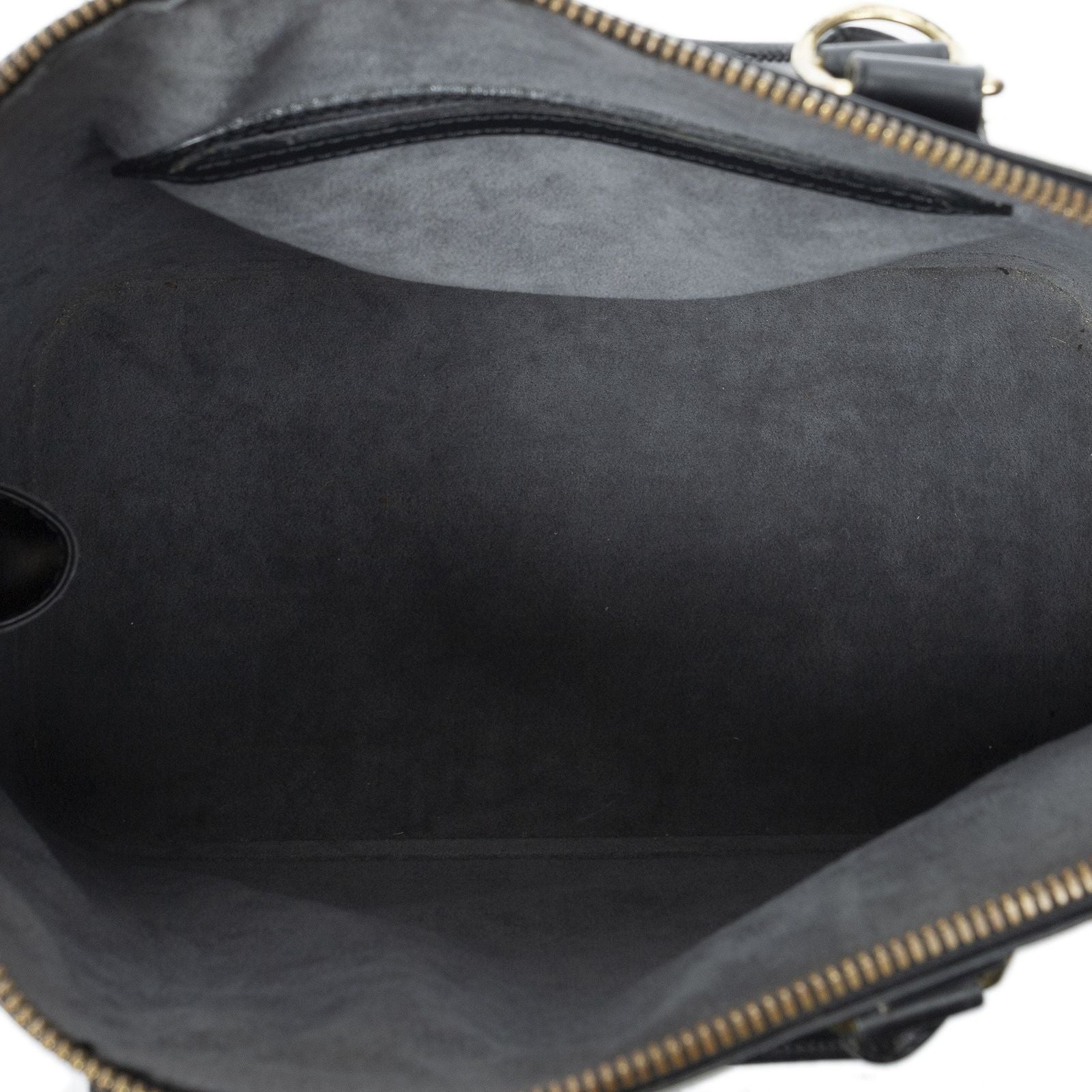 Louis Vuitton Alma Black Epi Handbag — view 9
