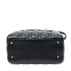 Dior Lady Dior Zip Black Canada Lambskin Leather Handbag — view 6