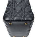Dior Lady Dior Zip Black Canada Lambskin Leather Handbag — view 7