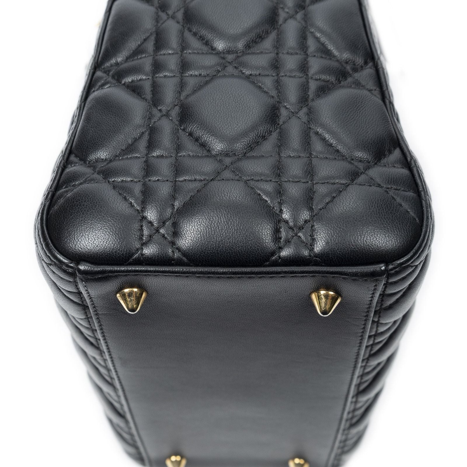 Dior Lady Dior Zip Black Canada Lambskin Leather Handbag — view 7
