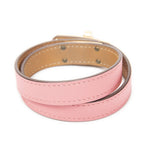 Hermes Kelly Double Tour Bracelet Pink Swift Leather — view 2