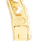 Chanel CC Logo Bangle Gold Plated Bracelet — view 4