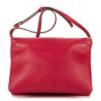 Celine Large Trio Crossbody Red Lambskin Leather — view 5