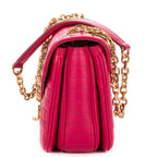 Celine Flap Cross Belt Bag Pink Matelasse We Blazer — view 3