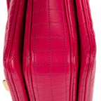 Celine Flap Cross Belt Bag Pink Matelasse We Blazer — view 7
