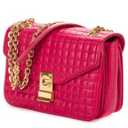 Celine Flap Cross Belt Bag Pink Matelasse We Blazer — view 2
