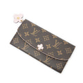 Louis Vuitton Emilie Wallet Brown Fuchsia Monogram Blooma