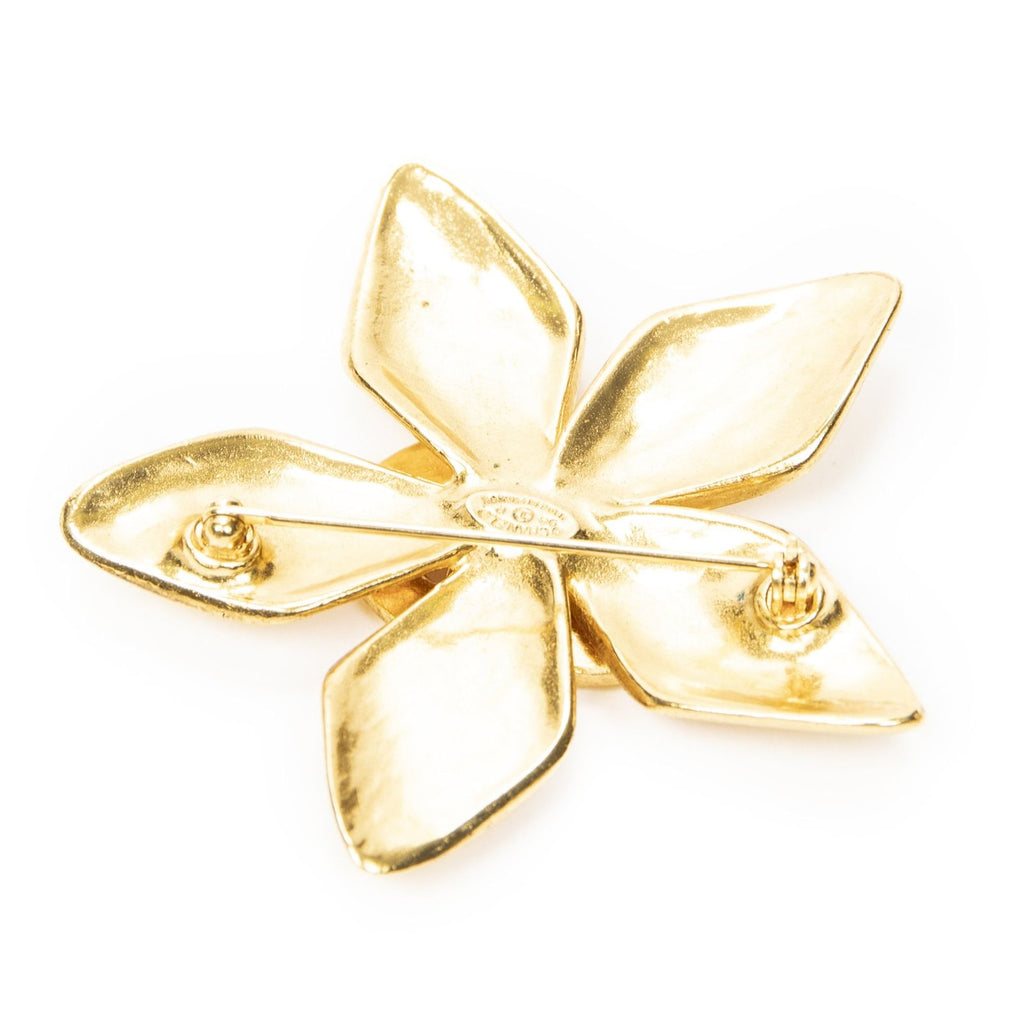 Chanel CC Star Brooch Gold Plated — view 2