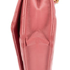 Chanel Chain Wallet Pink Quilted Caviar Leather Shoulder — view 8