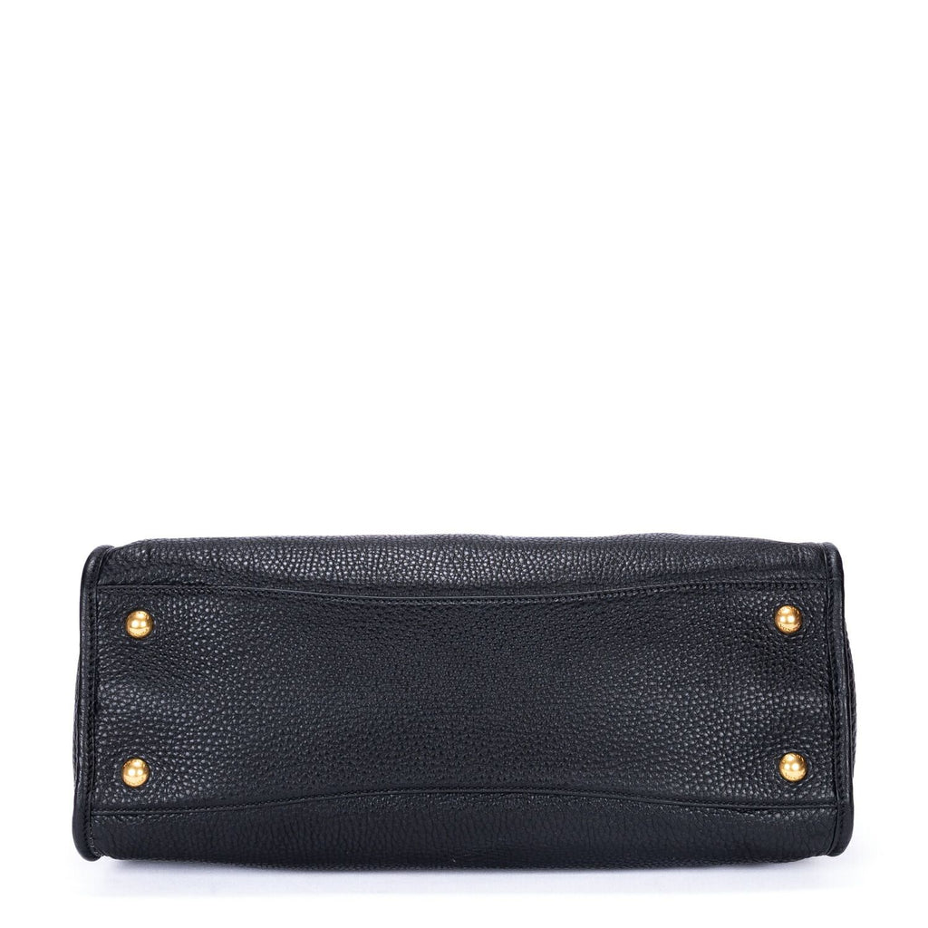 Prada Motor Tote Black Vitello Dyno — view 6