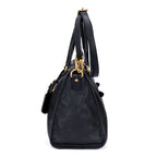 Prada Motor Tote Black Vitello Dyno — view 3