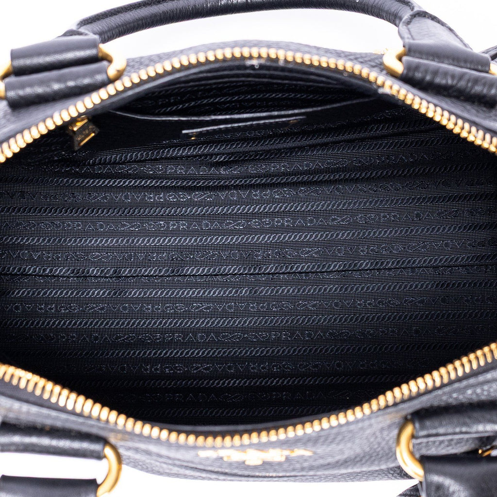 Prada Motor Tote Black Vitello Dyno — view 9