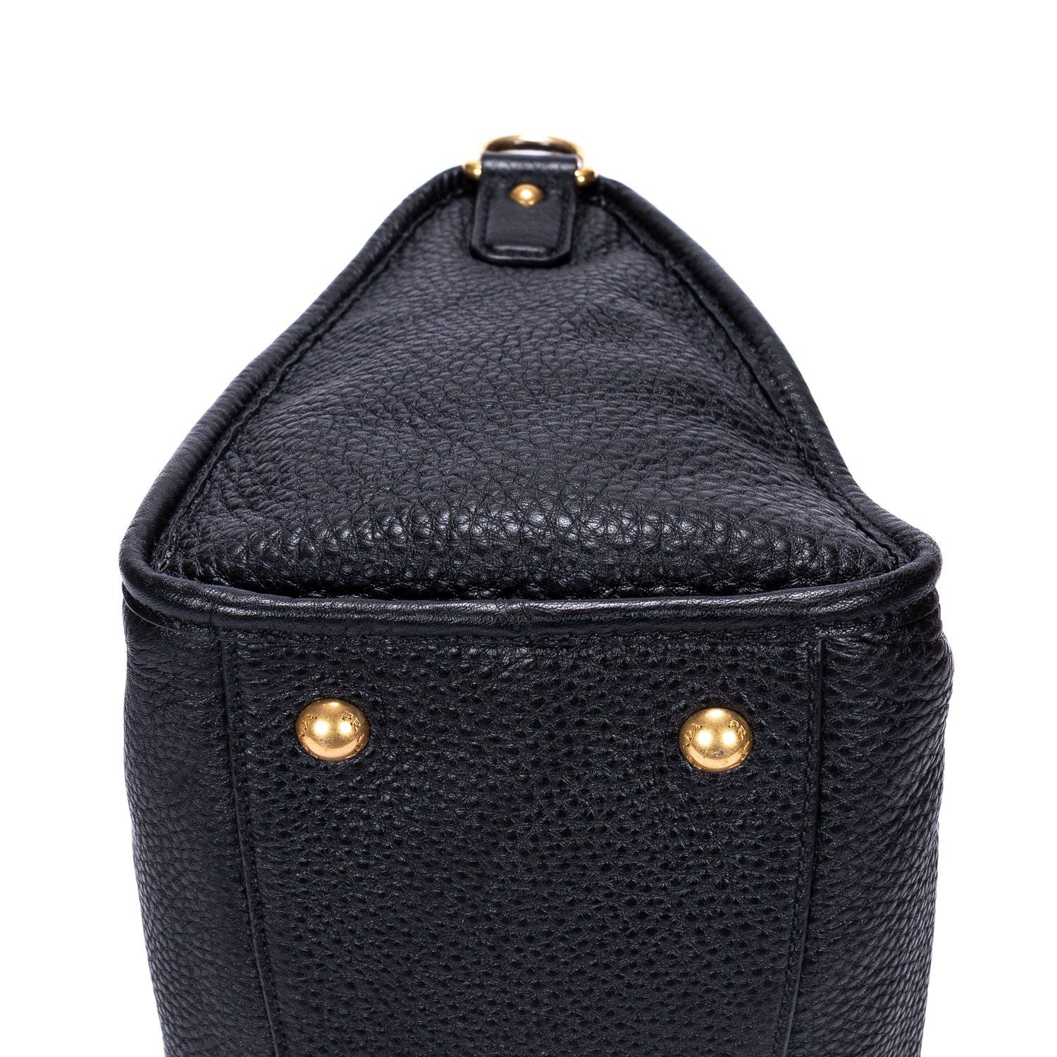 Prada Motor Tote Black Vitello Dyno — view 7