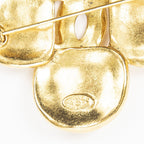 Chanel CC Clover Brooch Gold Plated — view 3