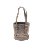 Louis Vuitton Micro Mini Bucket Taupe Monogram Satin