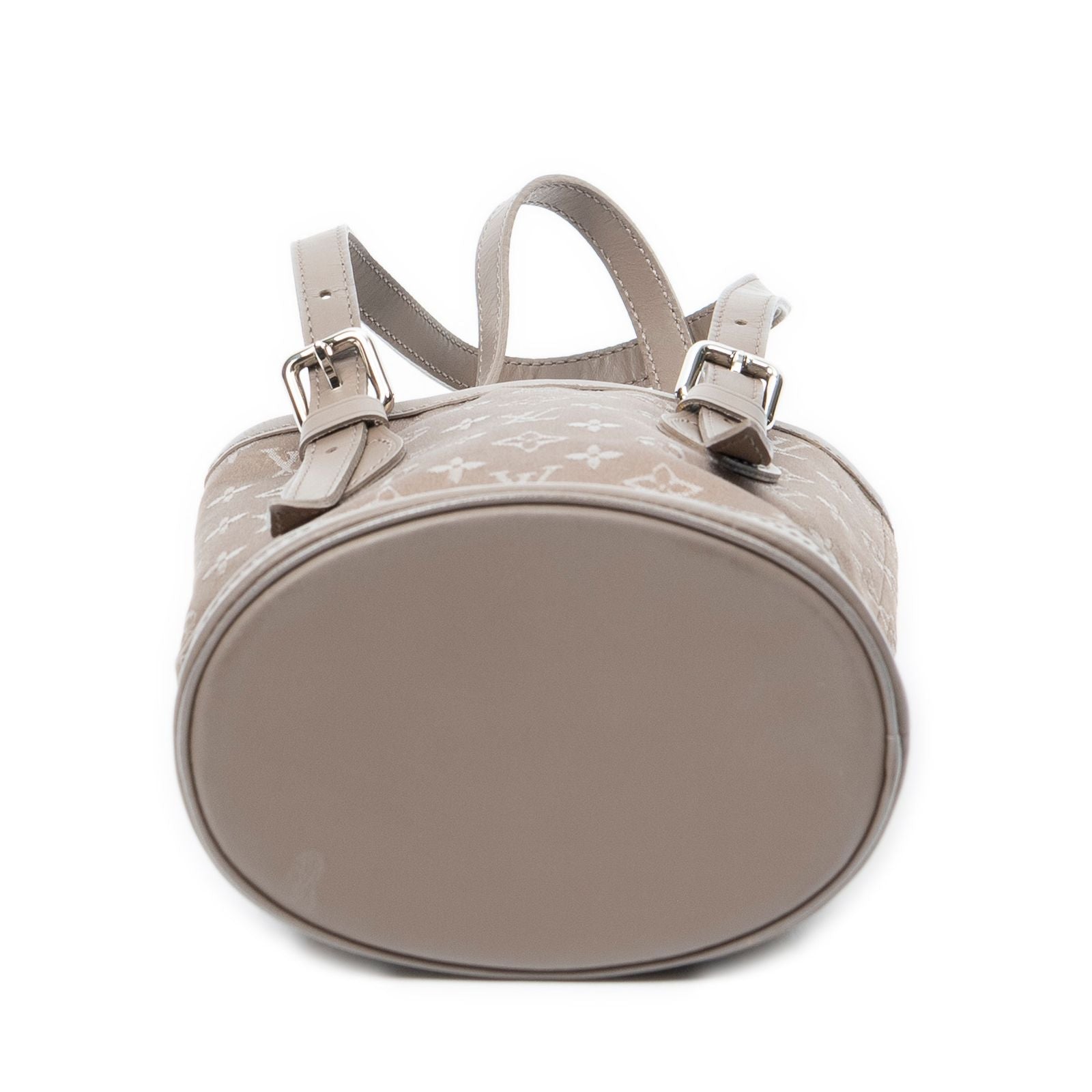 Louis Vuitton Micro Mini Bucket Taupe Monogram Satin — view 6