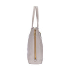 Prada Side Zip Tote Gray Vitello Dyno — view 4