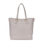 Prada Side Zip Tote Gray Vitello Dyno — view 5