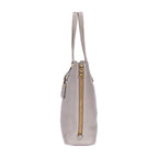 Prada Side Zip Tote Gray Vitello Dyno — view 3