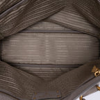 Prada Side Zip Tote Gray Vitello Dyno — view 9