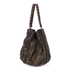 Fendi Mix Tote Brown Zucca Canvas — view 3