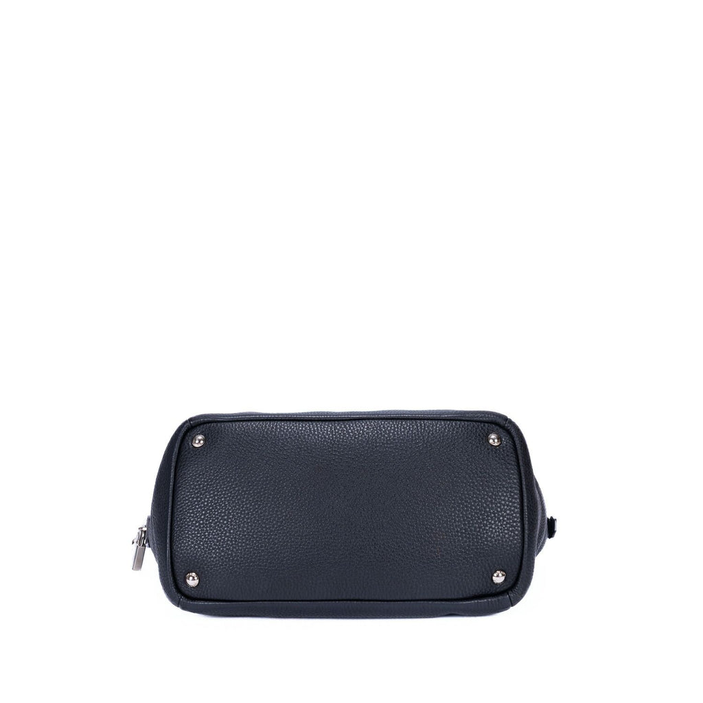 Prada Shopping Tote Black Vitello Daino — view 6