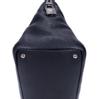 Prada Shopping Tote Black Vitello Daino — view 8