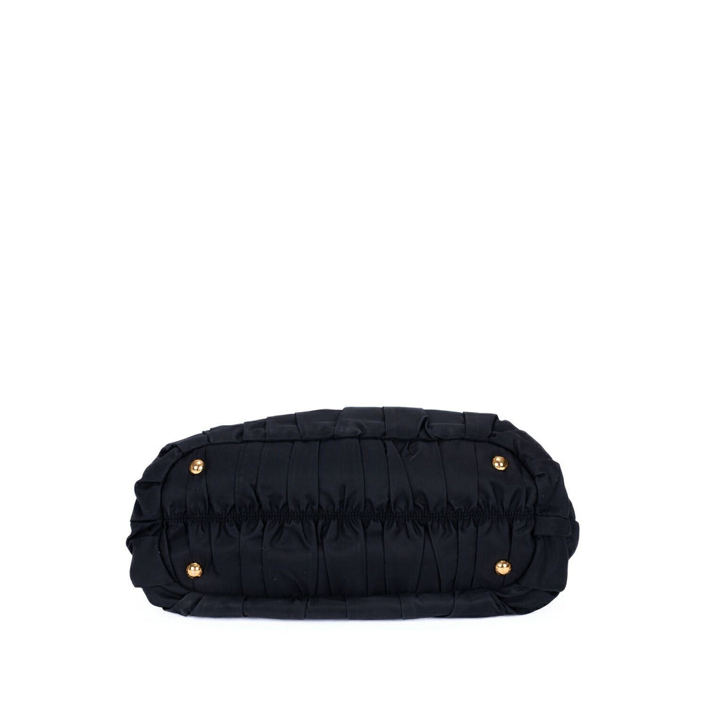 Prada Shopping Tote Black Tessuto Golf Canvas — view 6