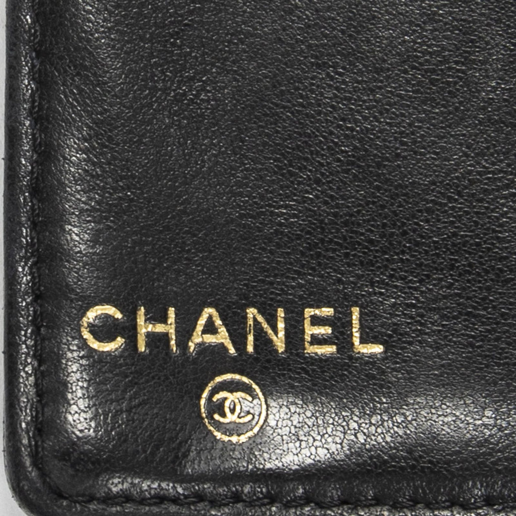 Chanel CC Timeless French Purse Wallet Black Caviar Leather — view 5